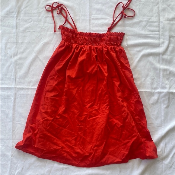 VICI Red Sleeveless Dress with Adjustable Straps & pockets - Picture 1 of 6